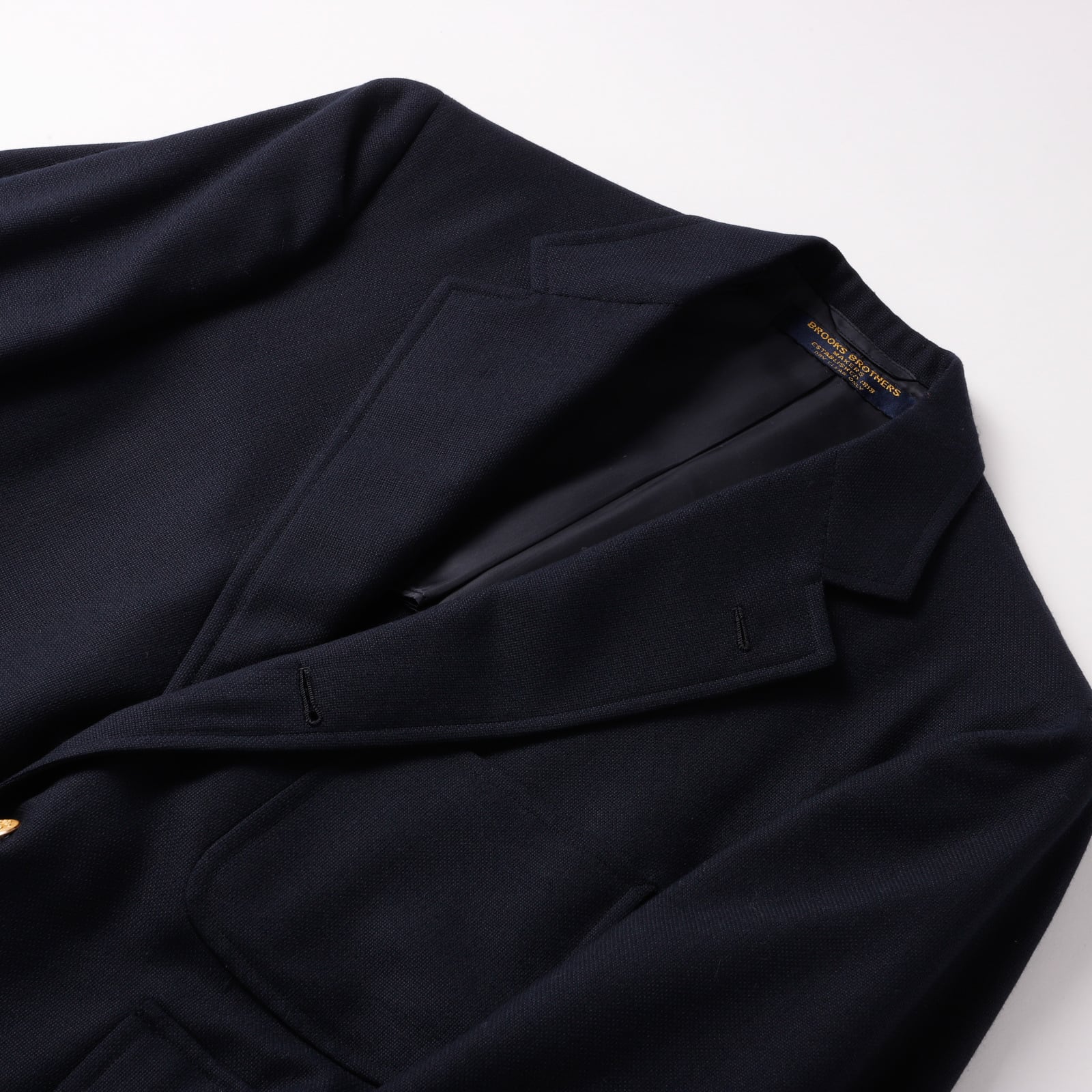 極美品】70s BROOKS BROTHERS Navy blazer made in USA about size