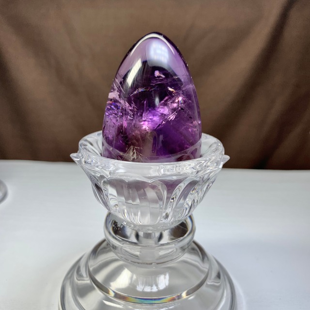 2.超透明!!ロマネサイトinアメジスト・たまご