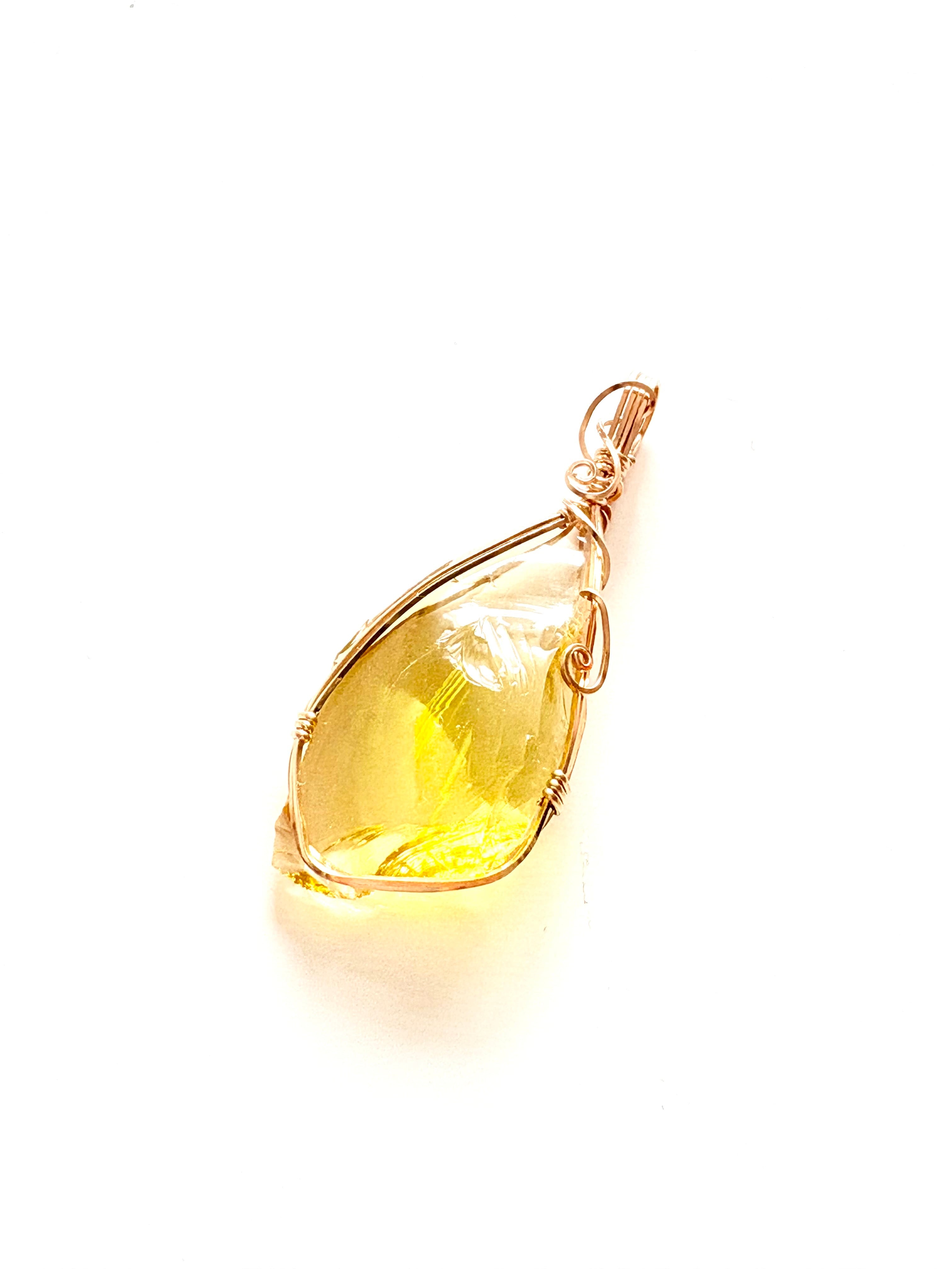 スターブラリークォーツ&サンストーン 14kgfペンダントトップ | Earth