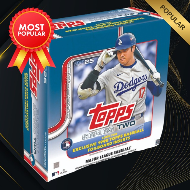 2箱セット大谷翔平BOX2025 Topps Series 2 VALUE BOX】MLBカード