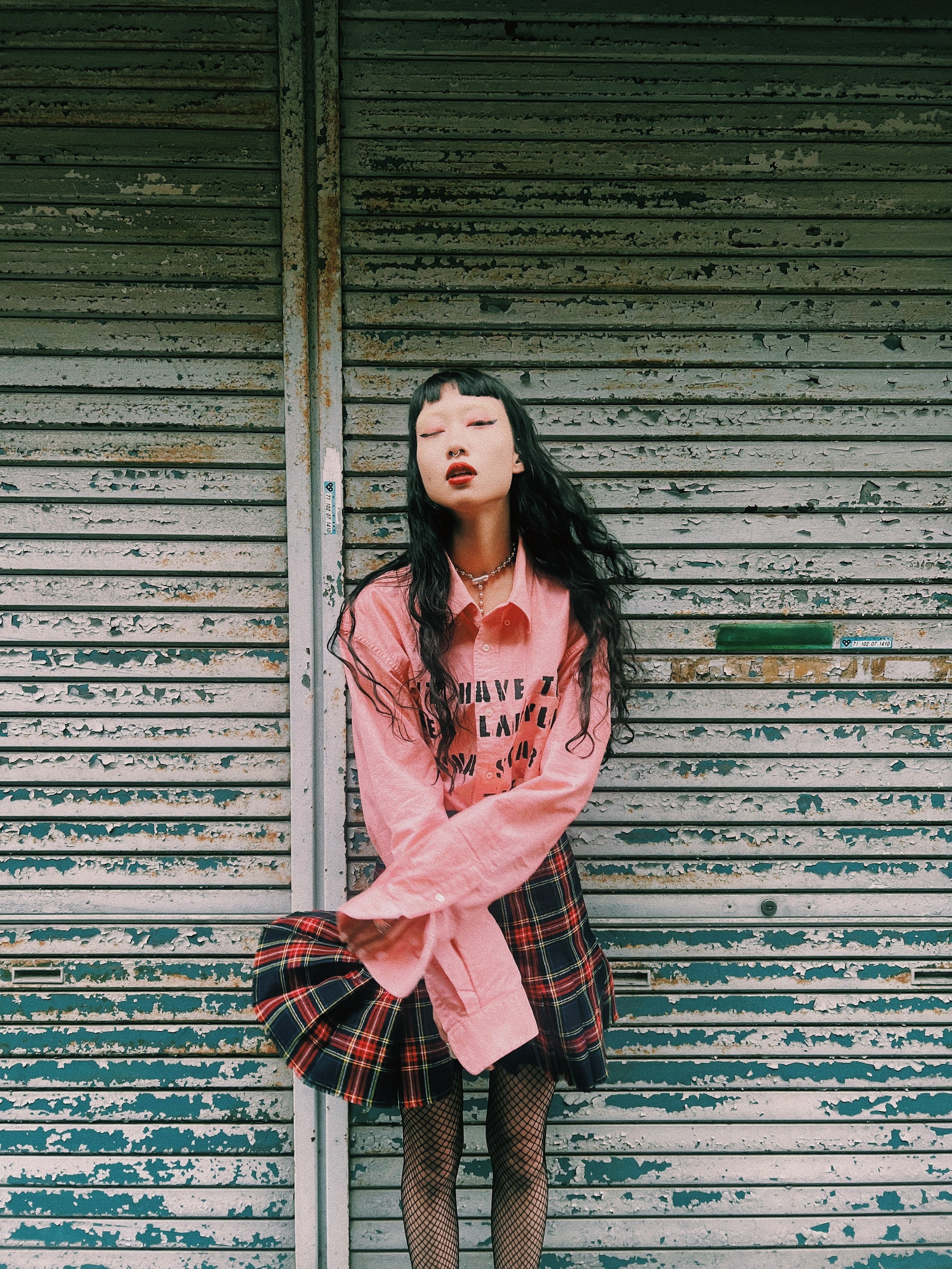 Swallow's nest GV shirt＃MIX ガーゼシャツ　パンク Swallow's nest × Tykes 】Ladychy Shirt | swallowsnest