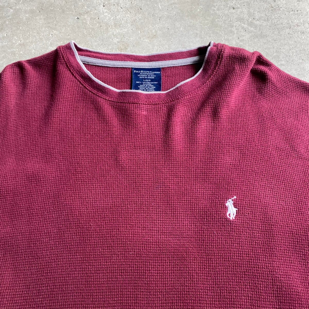POLO RALPH LAUREN ラルフローレン ワンポイントロゴ サーマルロングT
