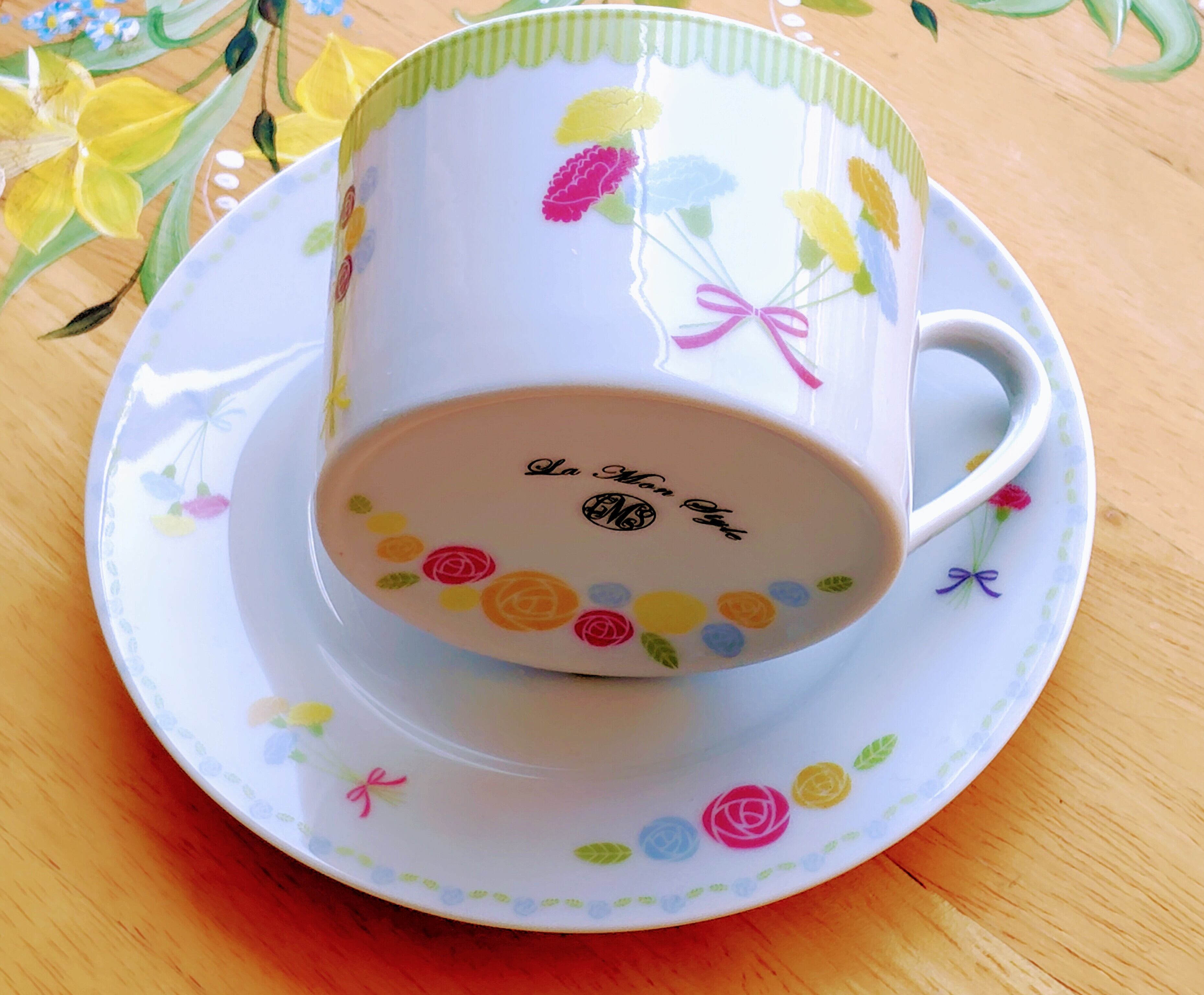 ポーセラーツ転写紙　カーネーション＆ローズ　 A4タイプ