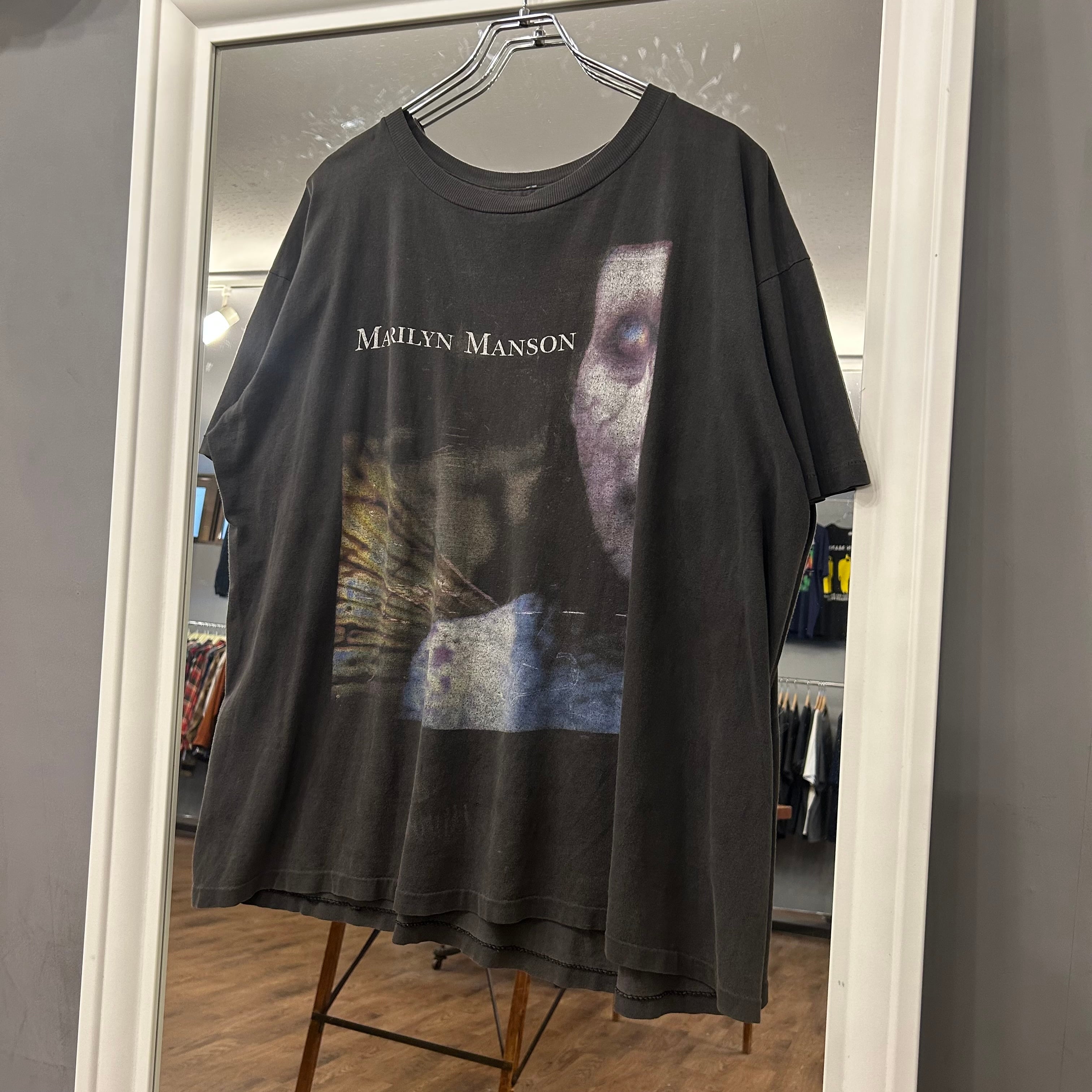ユーロ】90's Marilyn Manson Tee “MECHANICAL ANIMALS” | spike osu