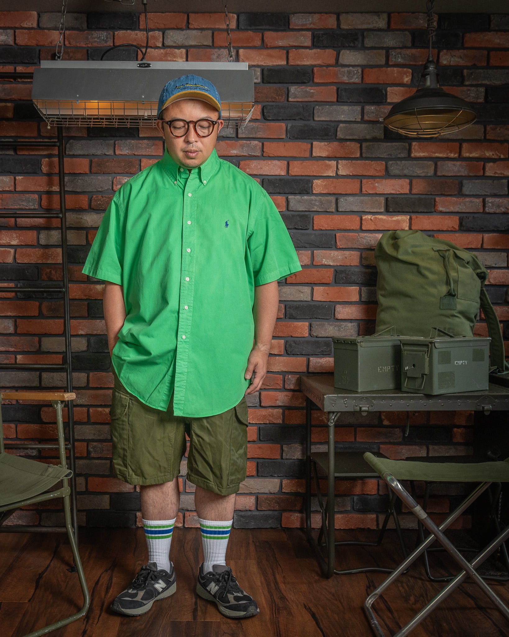 ☆【XX-LARGE】Ralph Lauren Short Sleeve Cotton BD Shirt 