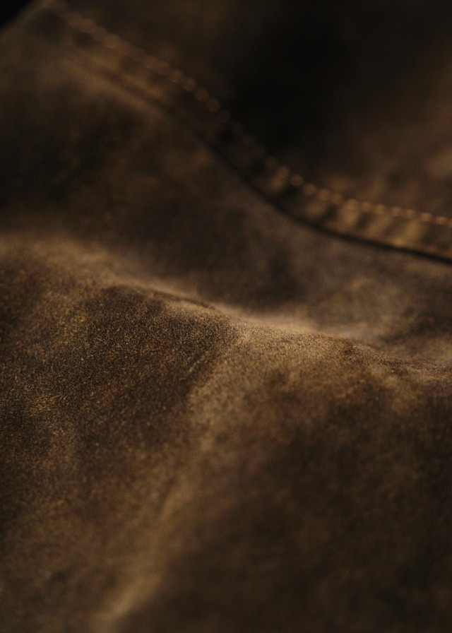 PRADA 99AW suede leather half coat