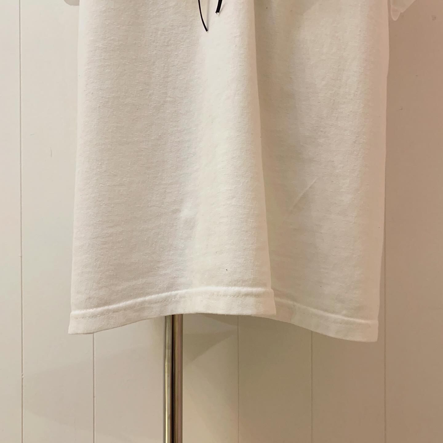 remake / black lace frill T