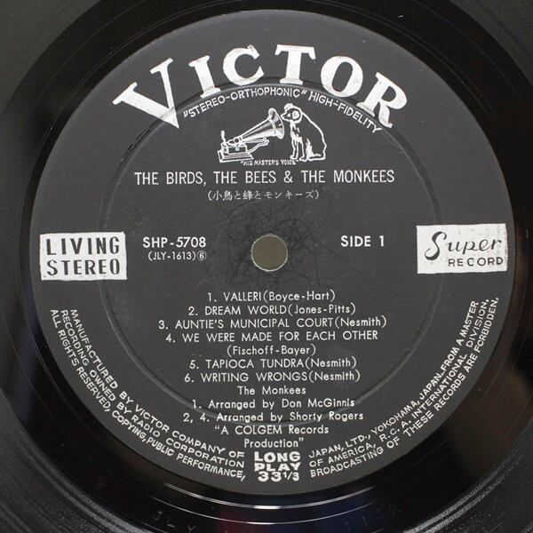 The Monkees / The Birds, The Bees & The Monkees [SHP-5708] - 画像4