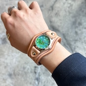 ウォッチブレス サドルレザー ダイヤステッチ