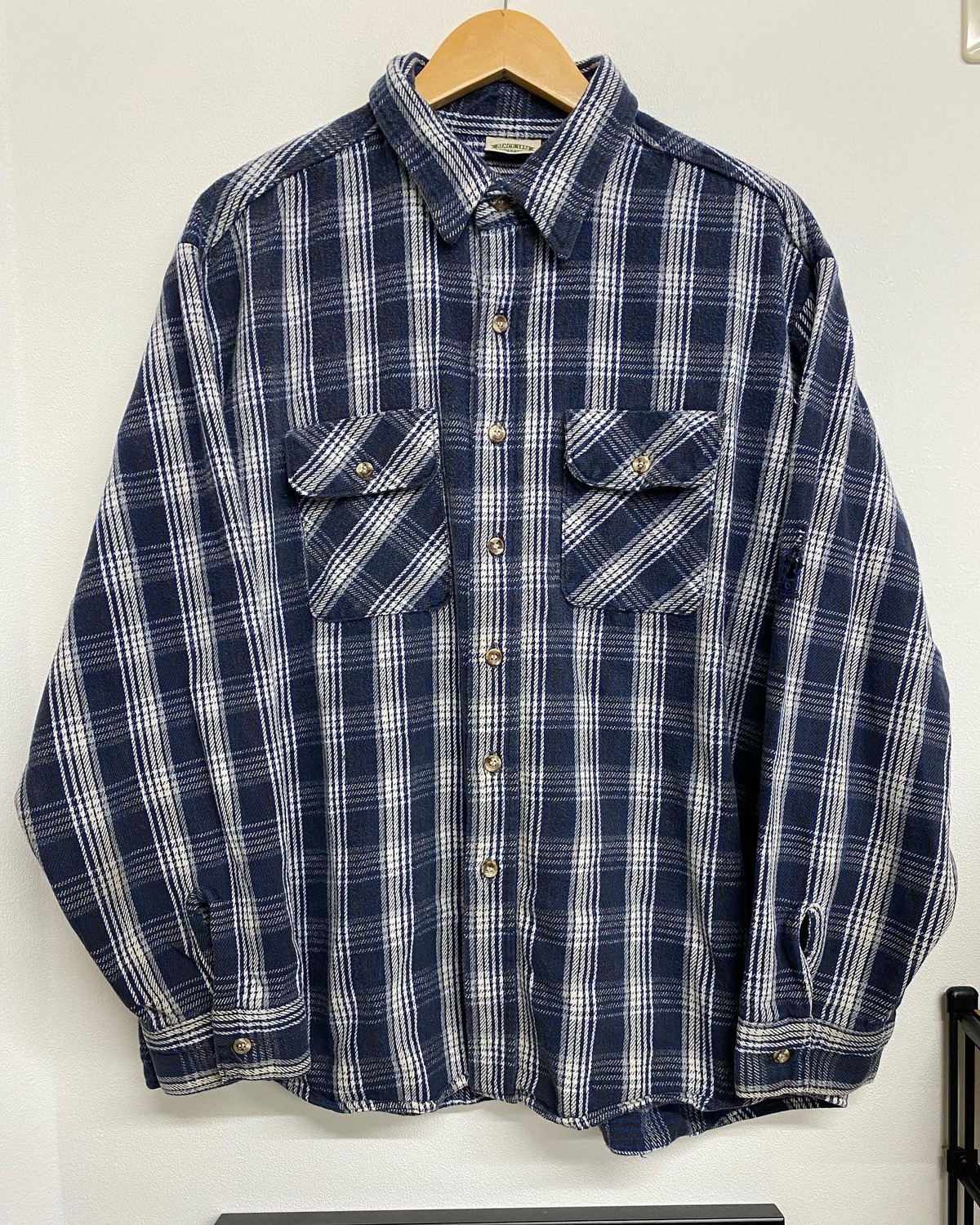 90'S Still Water Supply Co. Long Sleeve Heavy Flannel Check Shirt Men's XL Vintage /eaa511446