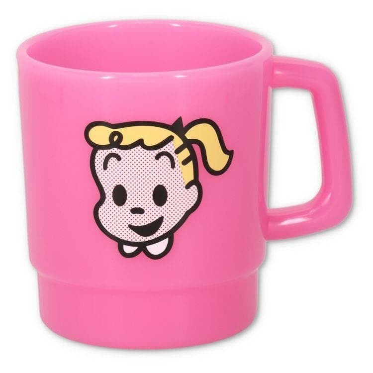 プラスチックマグカップ「原田治　オサムグッズ　ジル　ピンク」 - 画像1