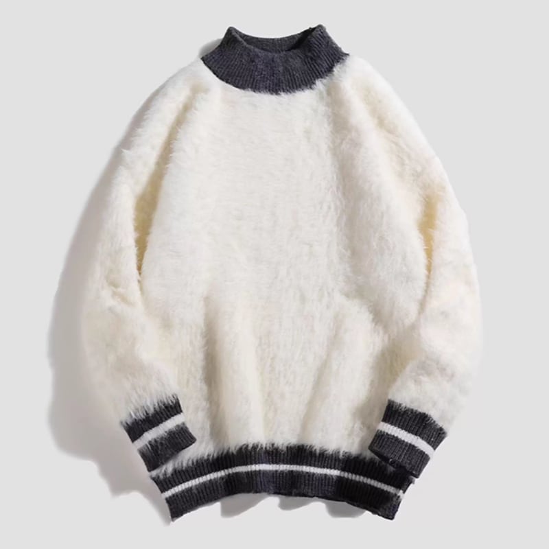 クラウドモヘア ラインニット 2カラー LB1614