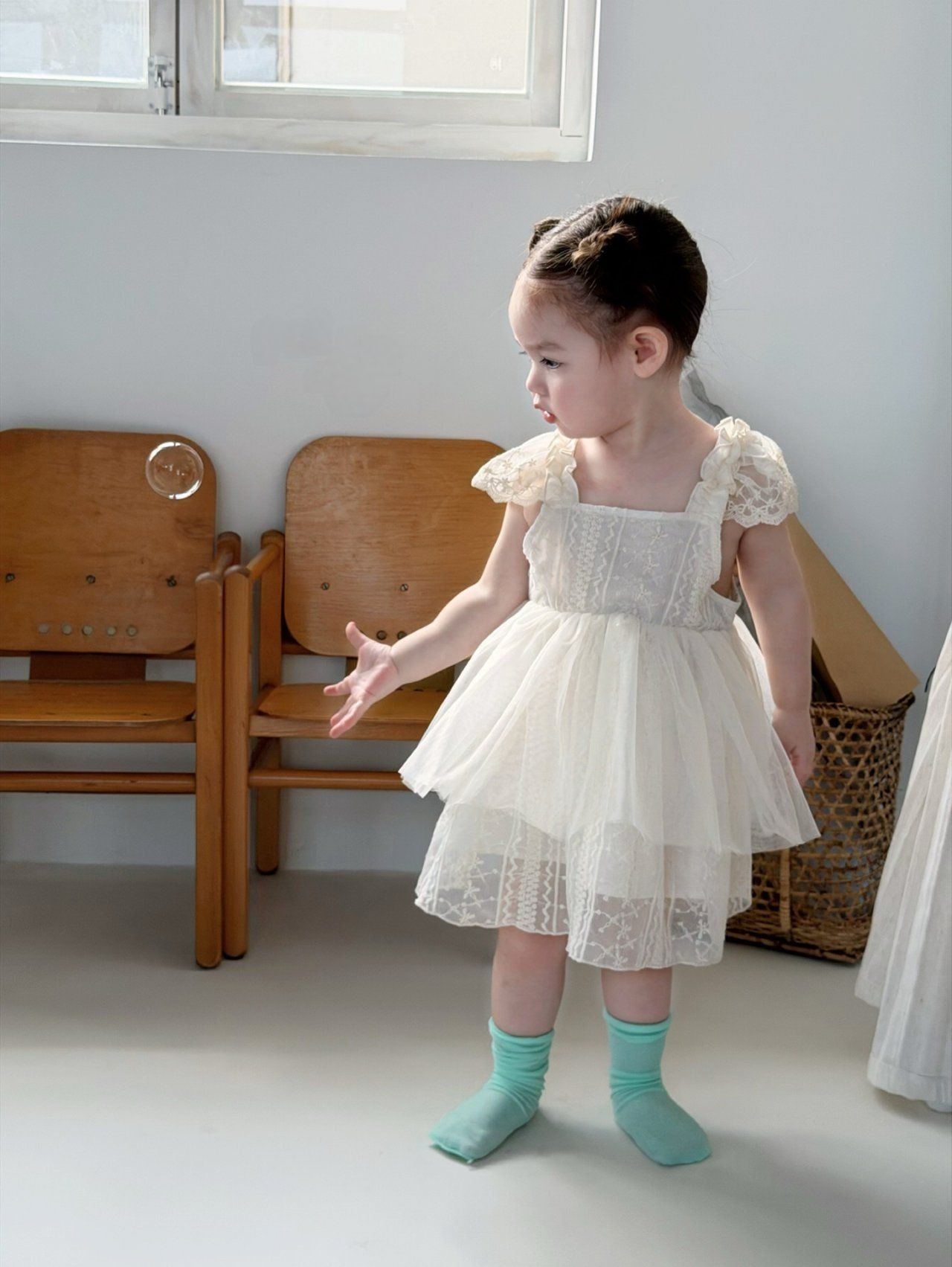 [my daughter] Bella Lace Tutu Dress / [마이다럴] 벨라레이스튜튜원피스