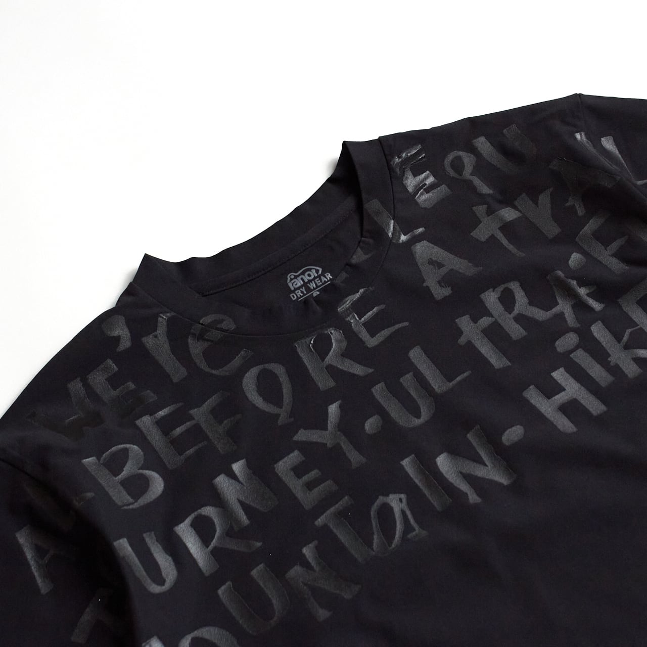ranor（ラナー）BIG HANDLOGO T -BLACK メンズレディースTシャツ