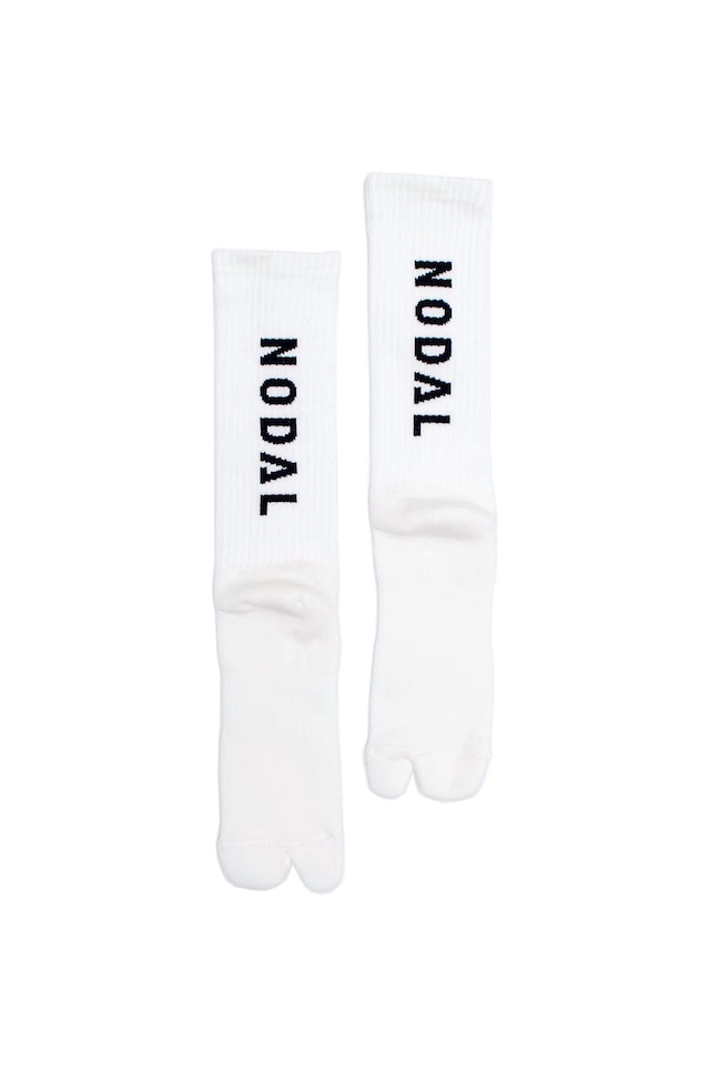 NODAL Logo Socks(White × Black)