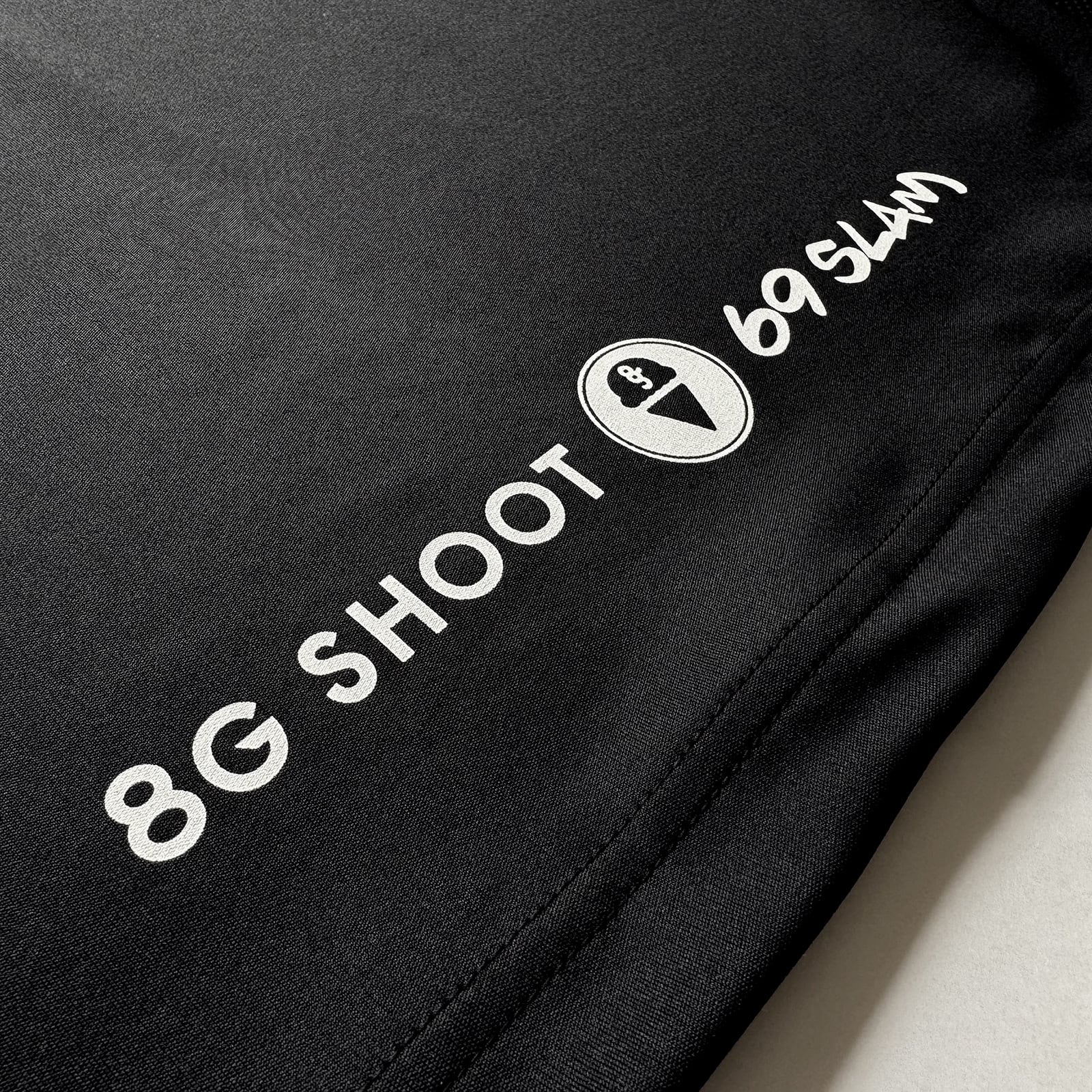 8G SHOOT × 69SLAM MESH SWITCHING MOCK NECK TEE -BLACK- | 8G SHOOT