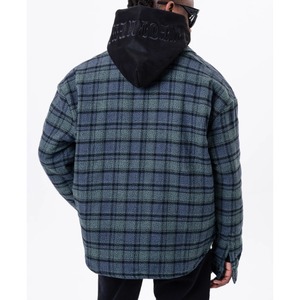 【DRIP3367】D/B Checkered Thick Shirt Jacket