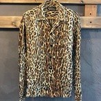 WACKO MARIA × オープンカラーシャツ レオパード  L