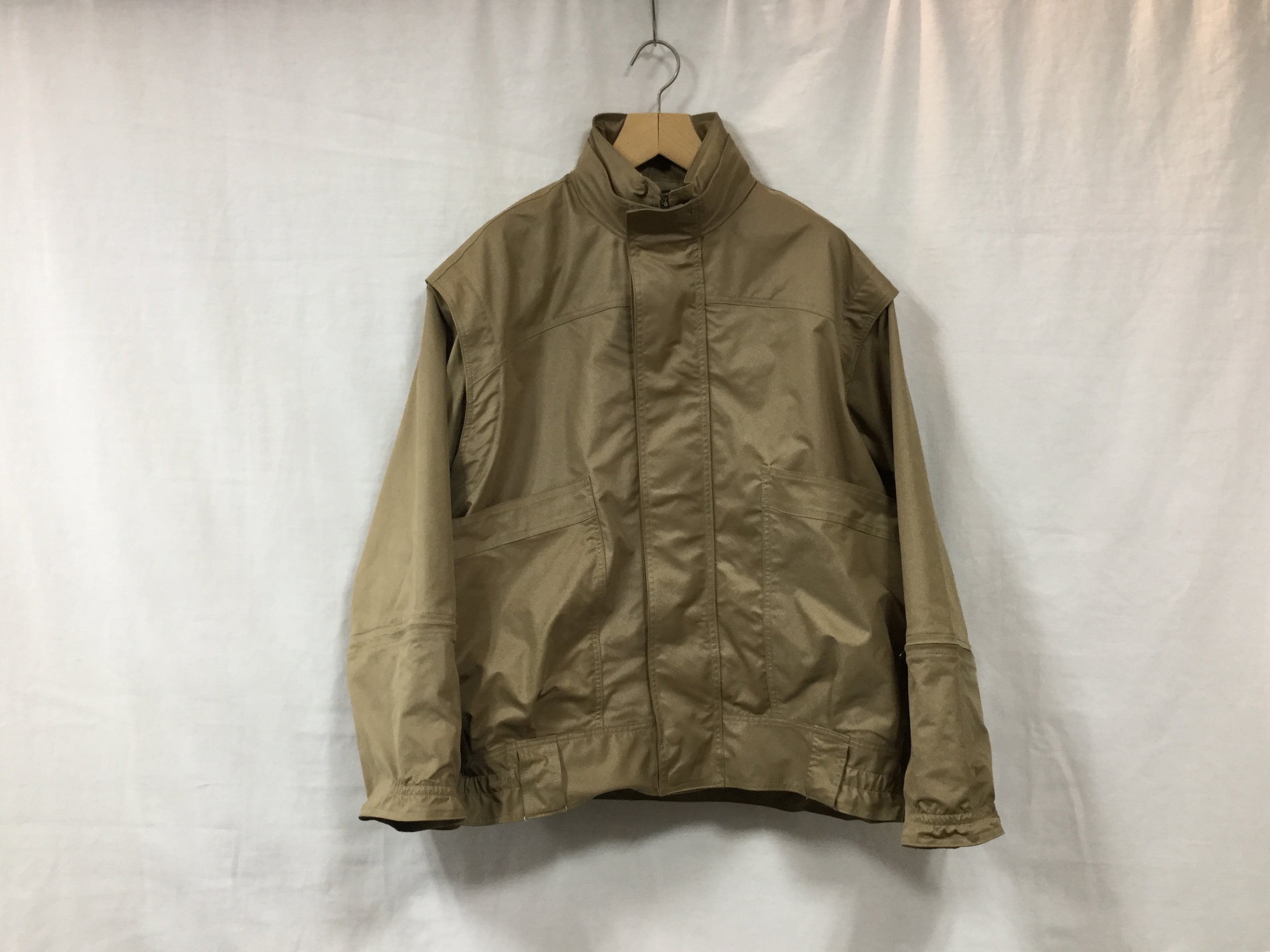 WHOWHAT”DETACHABLE JACKET KHAKI” | Lapel online store