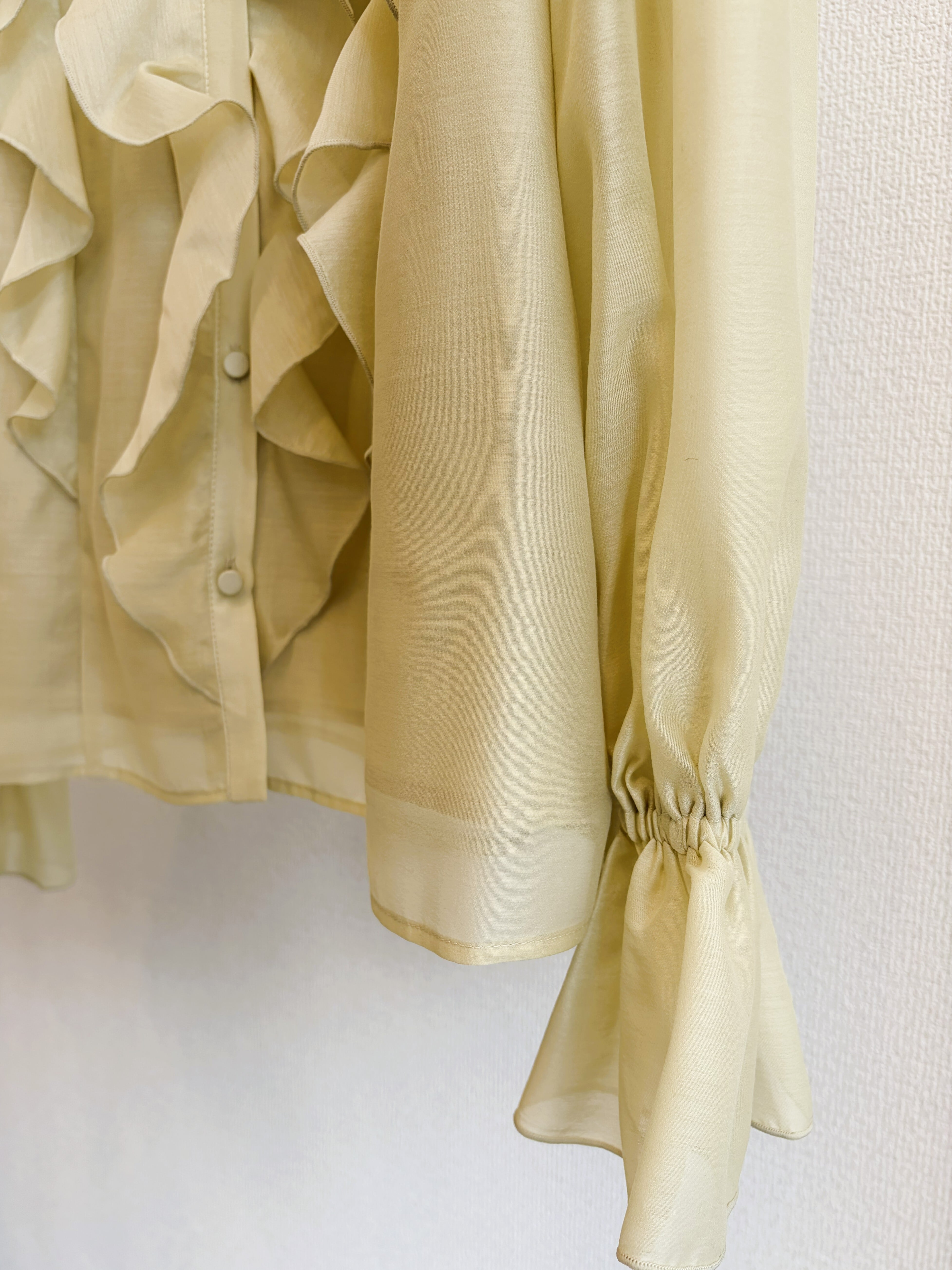 9286KT】シアーラッフルブラウス（9113-61056） | 9286 Fashion Lab