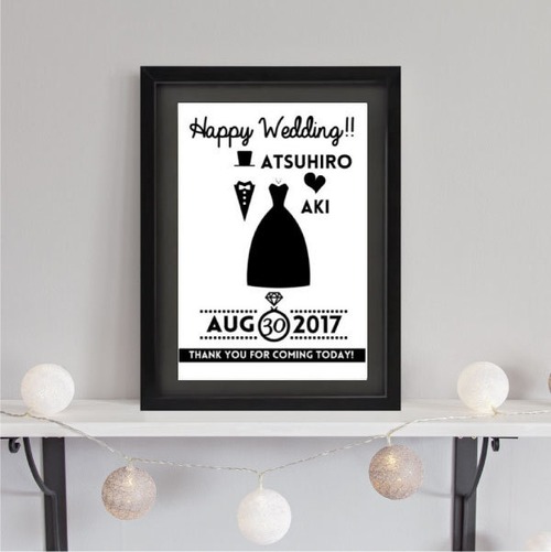 Wedding poster#TUXEDO&DRESS2(A4) 