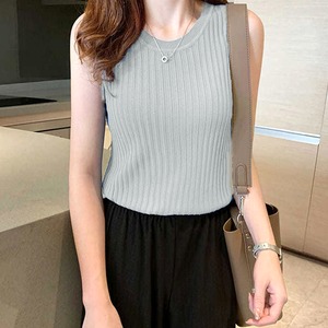 ニット タンクトップ レディース 春夏秋冬 インナー トップス きれいめ 大人 かわいい リブニット おしゃれ カジュアル 重ね着 大人可愛い 大人女子