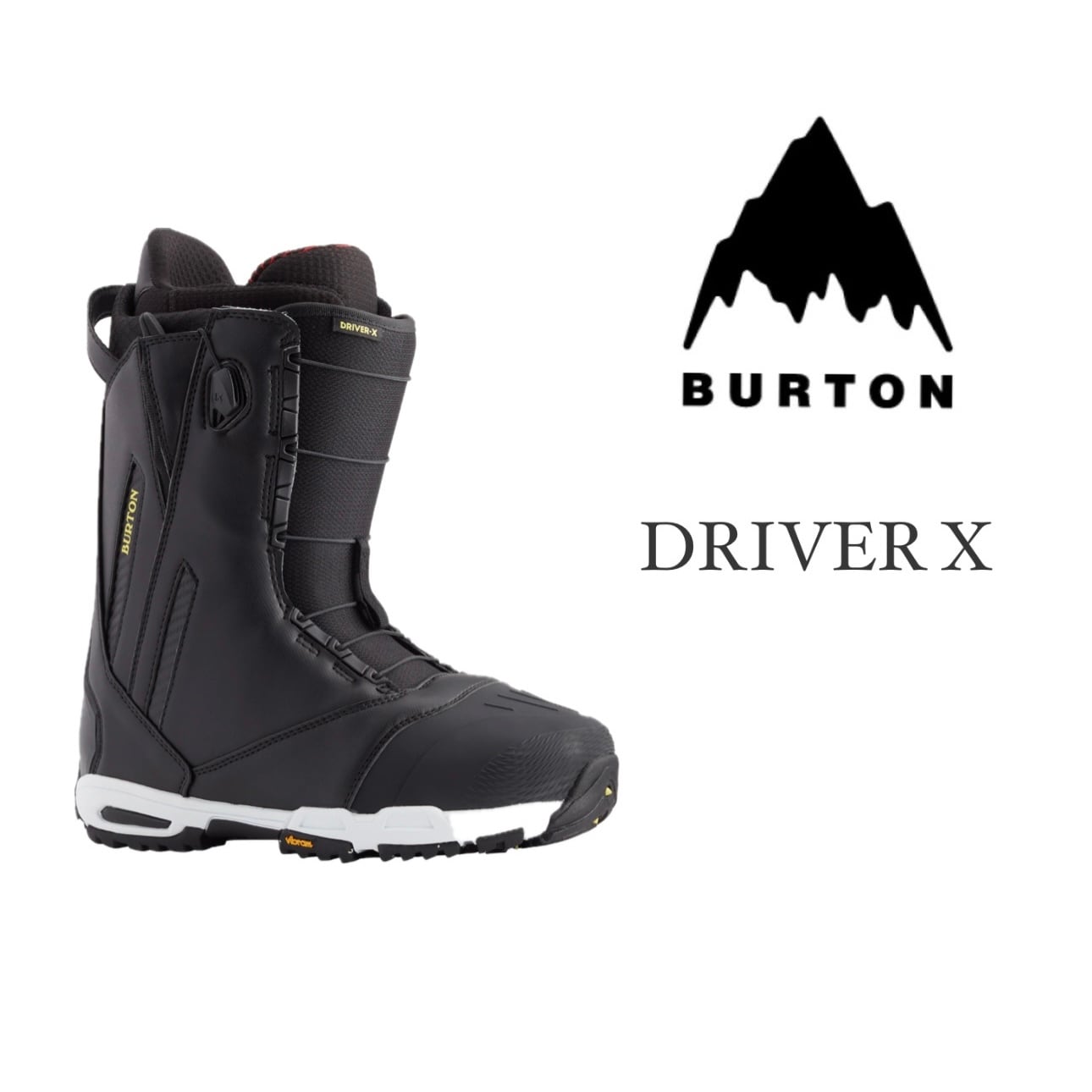 23-24年モデル . BURTON .『 DRIVER X 』. Black . バートン 