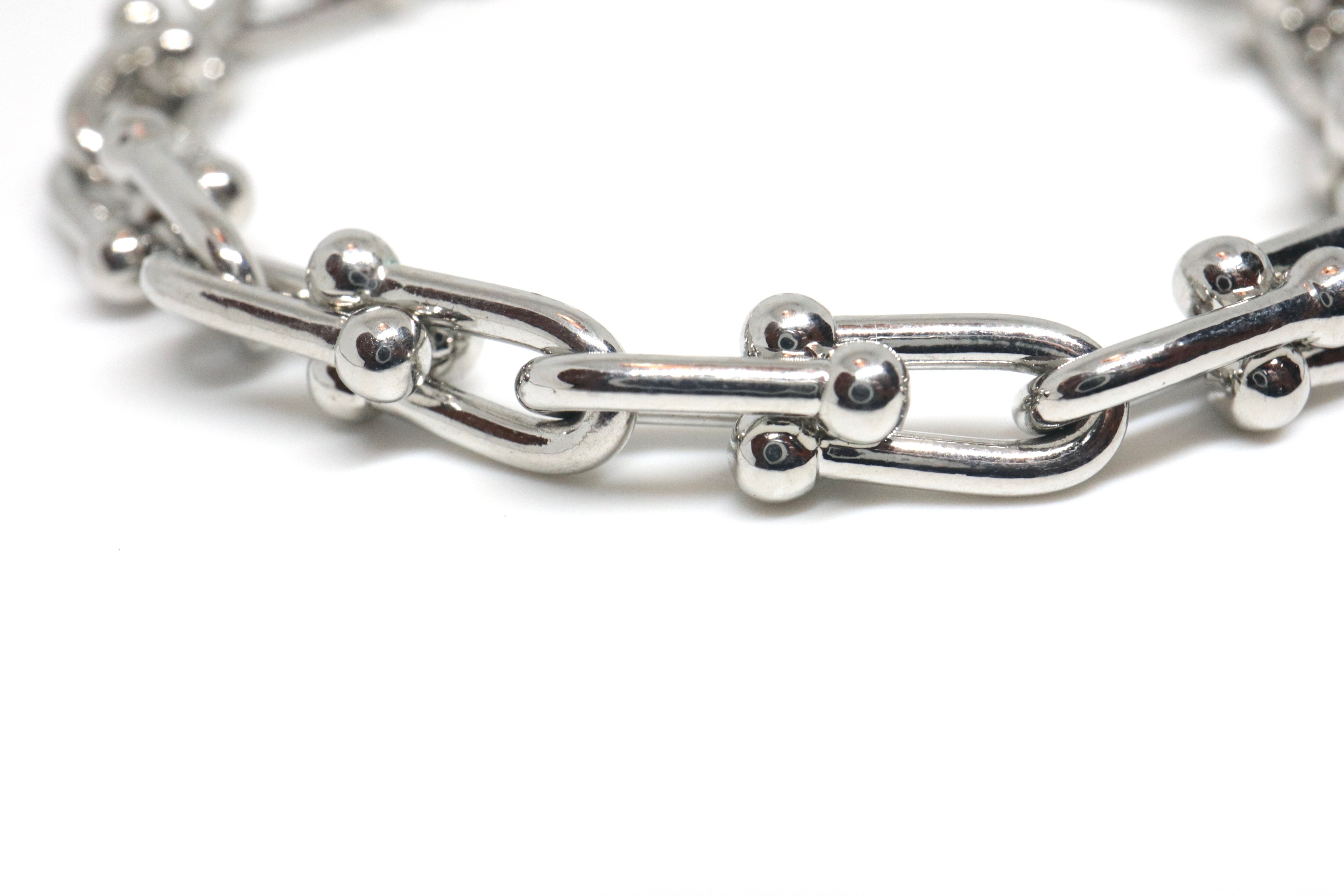 【即日発送】link chain bracelet silver color