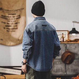 Work pocket denim shirt 0282