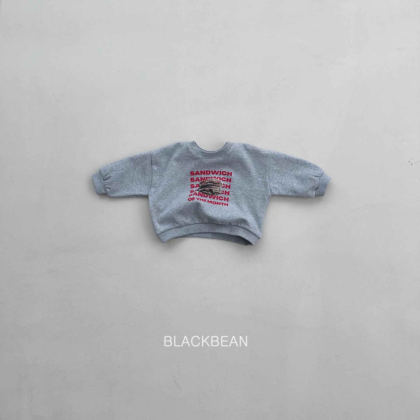 sandwich sweatshirt【blackbean】※9月下旬〜10月上旬発送予定