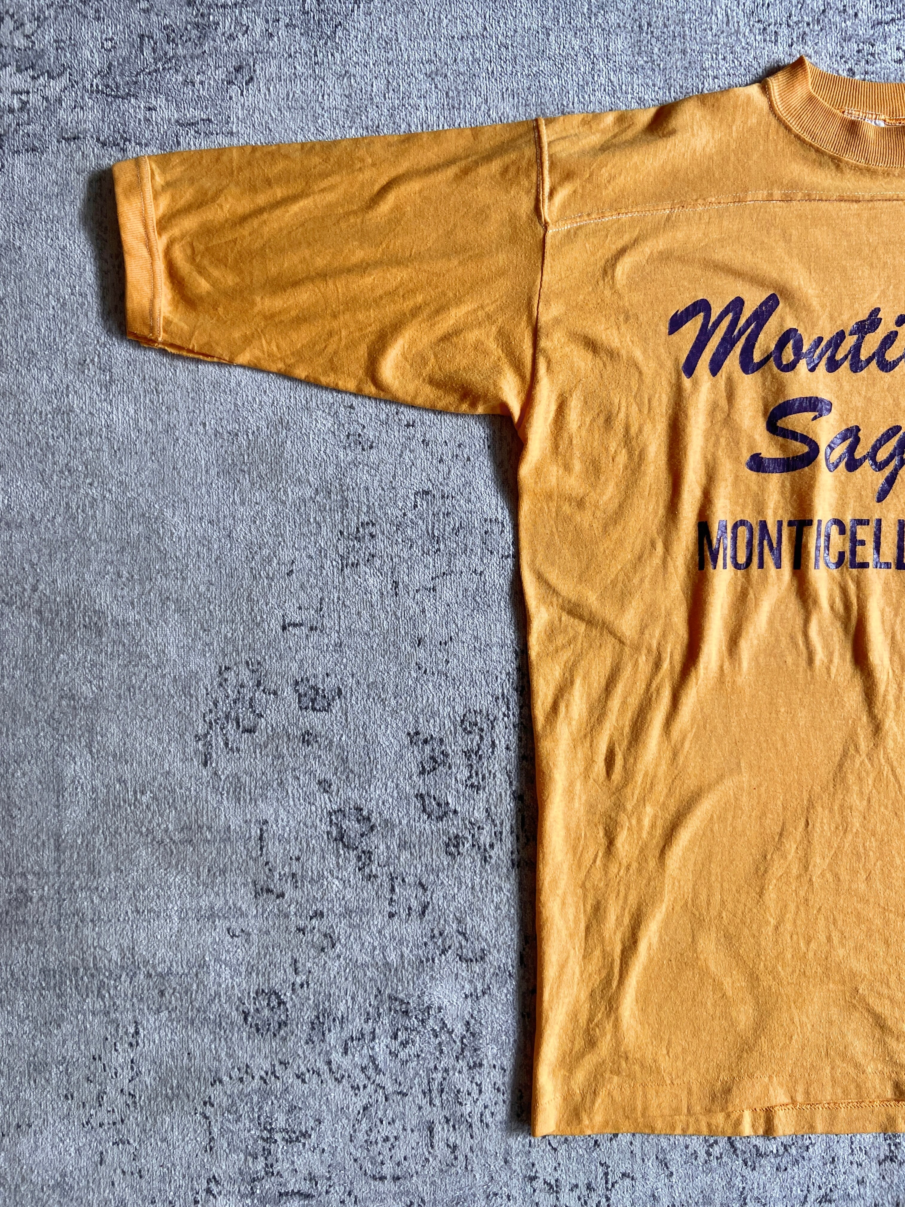 1980s downerwear Football Tee XL Made in USA F906 | ROGER'S used