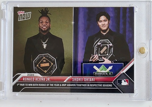 Shohei Ohtani&Ronald Acuna JR 2023 MVP and Rookie of the Year