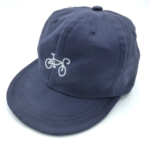 〇save　Embroidery Cap／Bicycle／Navy　