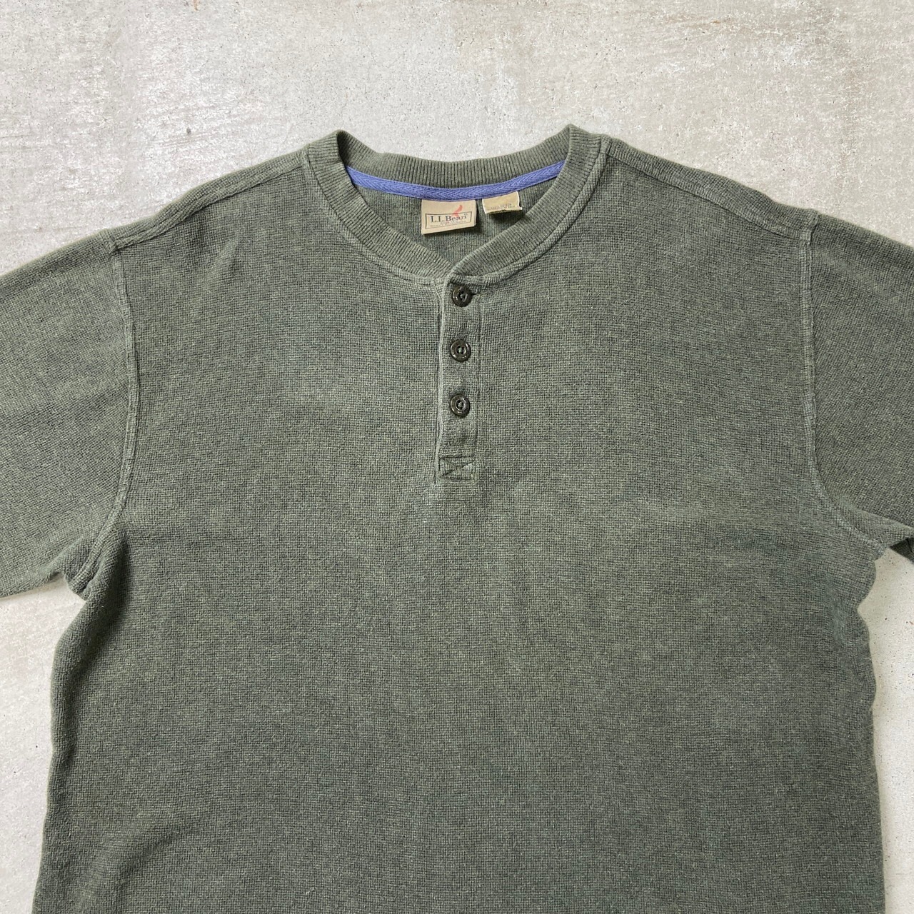L.L.Bean エルエルビーン ヘンリーネックTシャツ ヘビーウェイト 