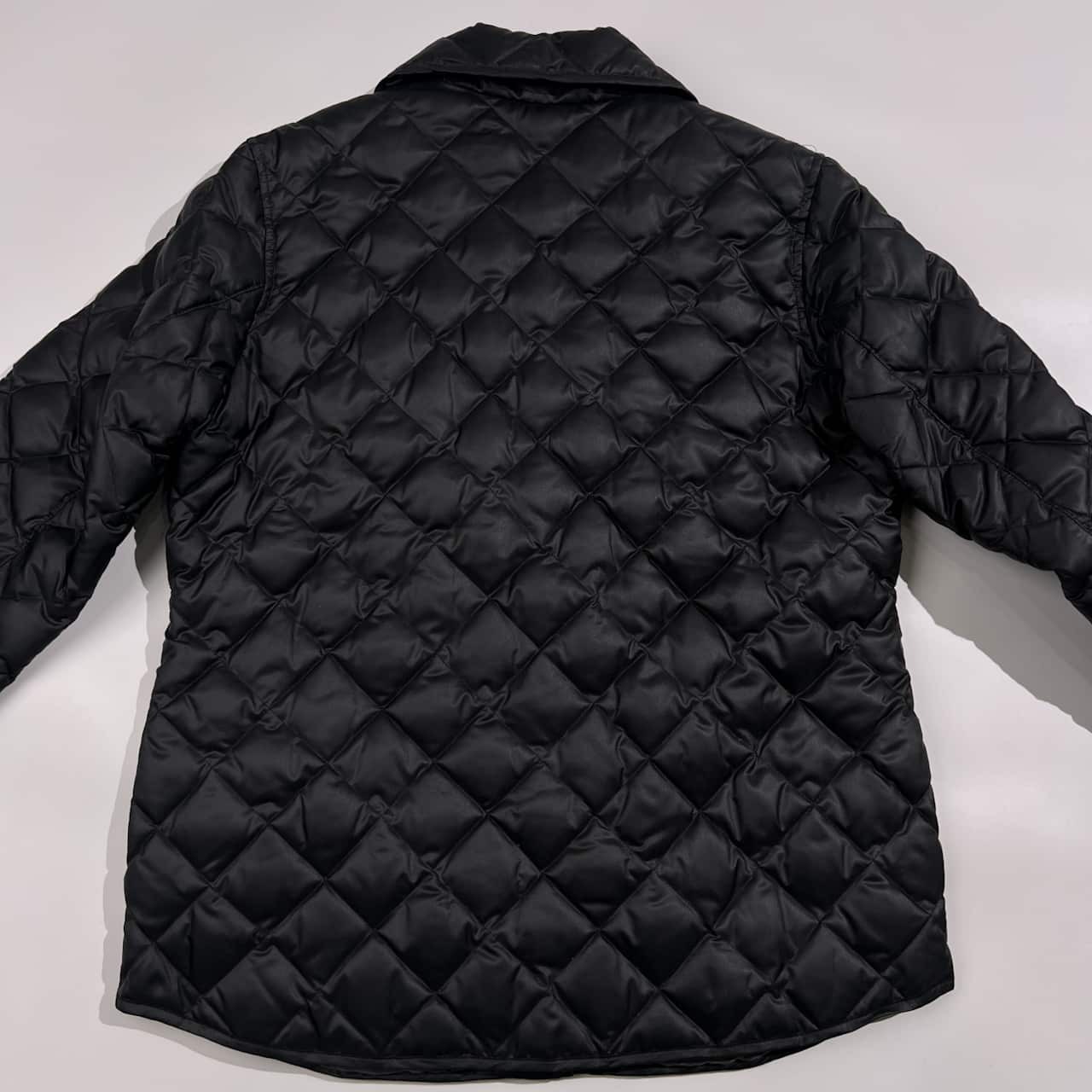 Crocodile クロコダイル キルティング ダウンジャケット M/ブラック系 レディース