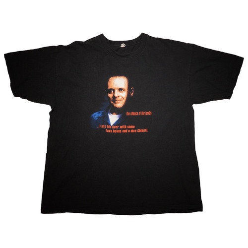 【XXL】The Silence Of The Lambs  hannibal lector ヴィンテージTシャツ / 羊たちの沈黙