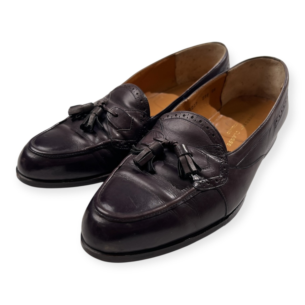 CRESCENT CLASSE クレッセントクラッセ タッセル レザー ローファー 8 1/2 /26.5/革靴/ドレスシューズ