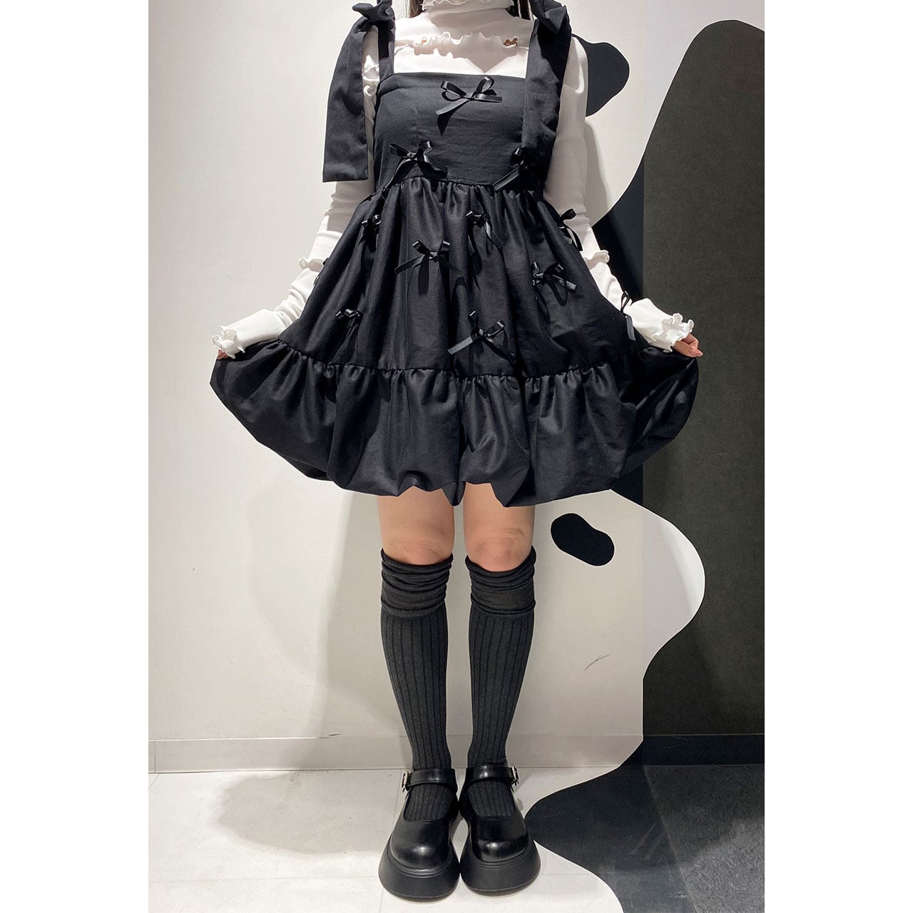 Ribbon Mini Tiered Doll Onepiece | HEENIE HEENIE 公式オンラインストア