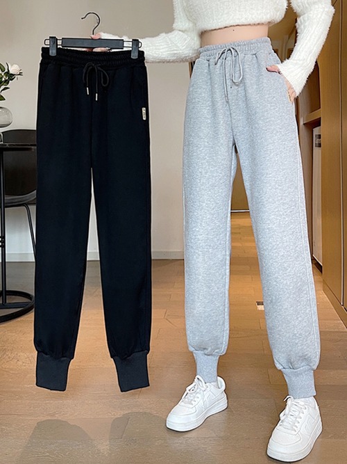 パンツ カジュアルオータムウィンターハイウェストウェスト コルセット コットン 秋物 冬物 スーパーモール93636480908