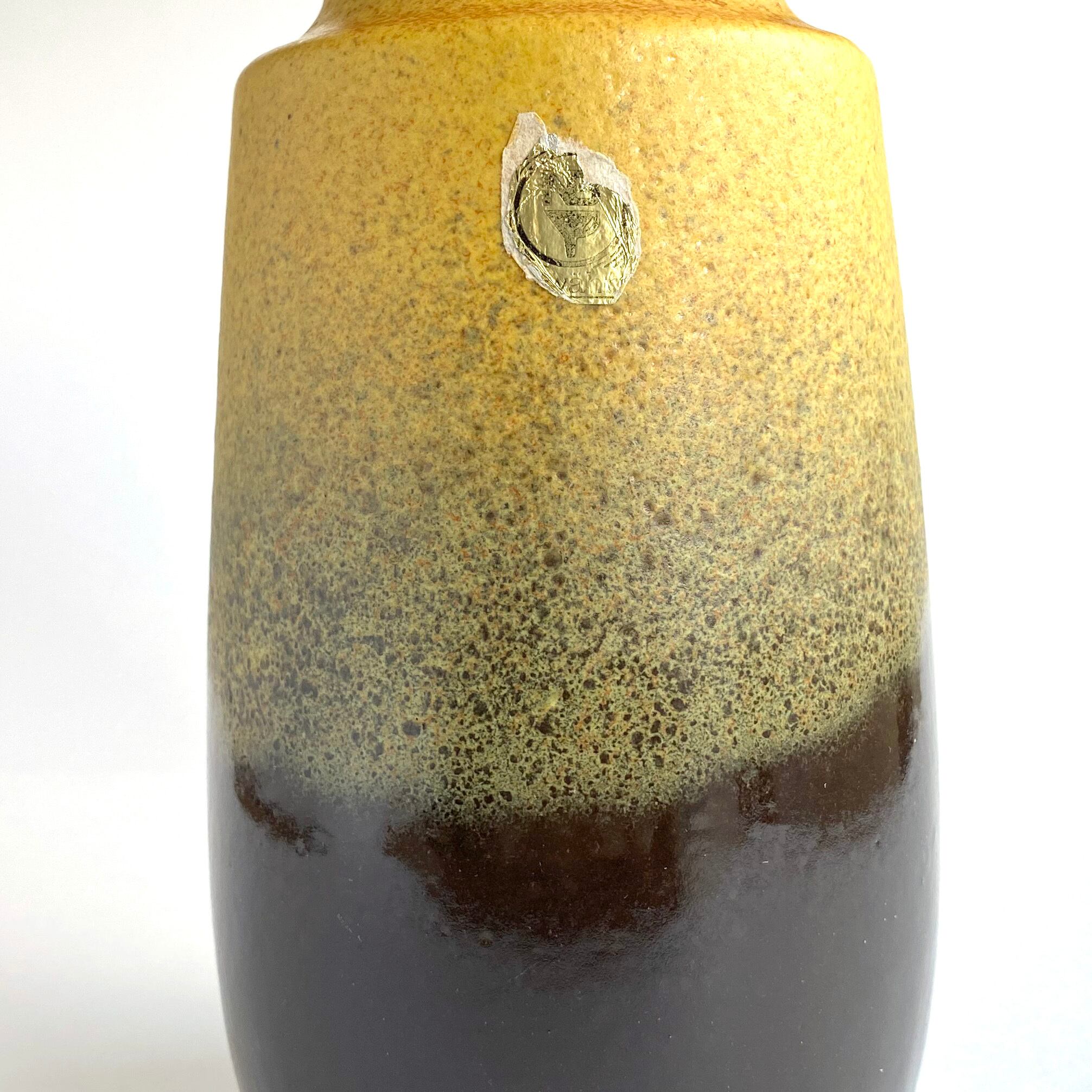 W.GERMANY】1970年代西ドイツ製のヴィンテージ花瓶【FAT LAVA/Carstens