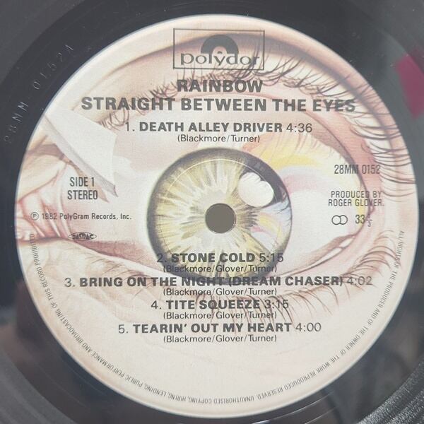 Rainbow / Straight Between The Eyes [28MM 0152] - 画像3
