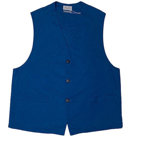 【Marvine Pontiak Shirt Makers】Vest(Marine Blue)〈国内送料無料〉ラスト1点※メーカーの意向によりオンラインストアでのカート機能でのご注文不可となります。