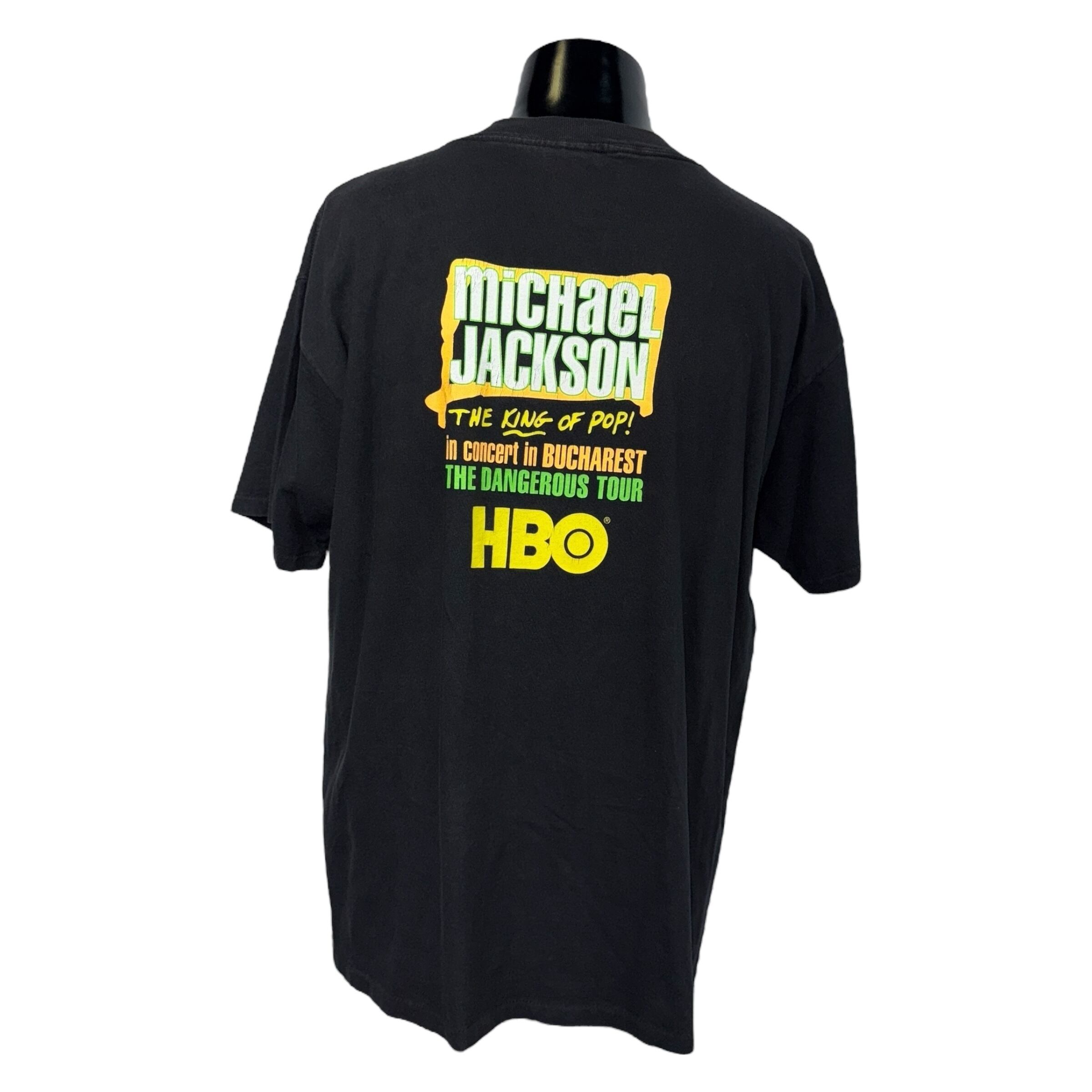 MICHAEL JACKSON】マイケル・ジャクソン Vintage Tシャツ 黒 XL