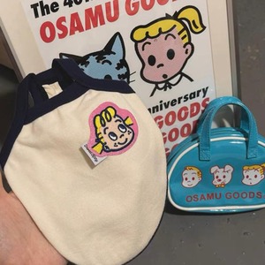【PET】全2色かわいい子供刺繍付きキャミトップス