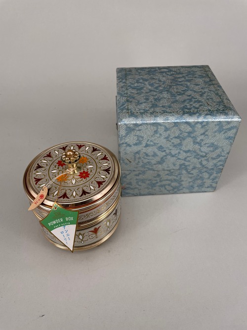 パウダーボックス　蓋裏ミラー　オルゴール付き（　アンニーローリー　）