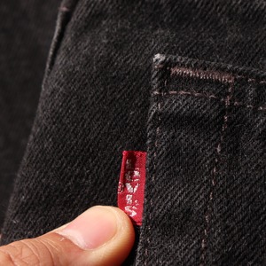 美品 31×30 Levi’s 505 USA 96年 リーバイス サルファーブラック デニムパンツ