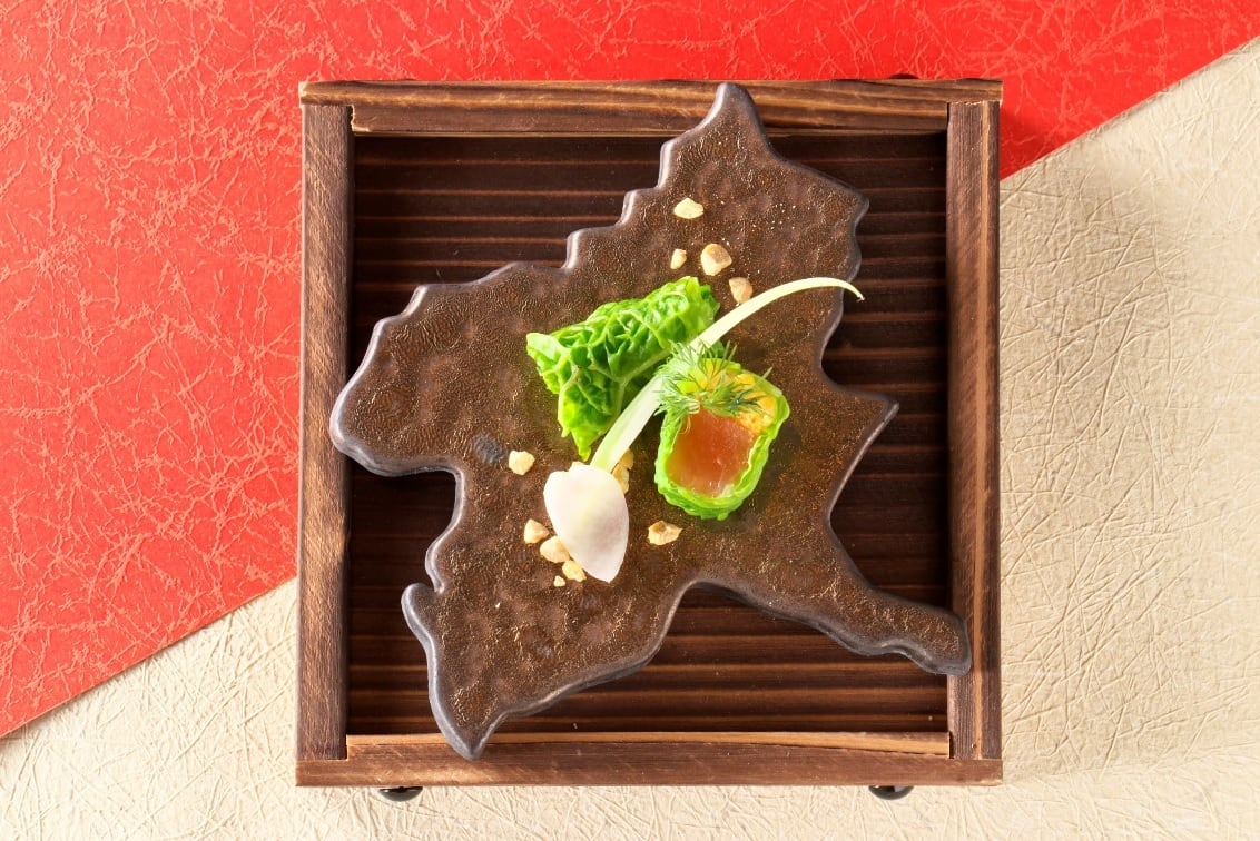 フラット 中】ぐんまのお皿（中）フラット ( ぐんま盛皿 ) Gunma Crane