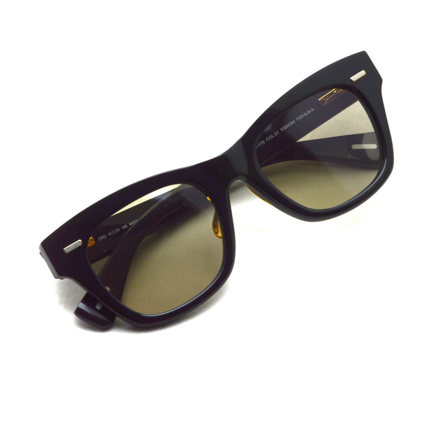 ★三連休明けまで2000円OFF★YUICHI TOYAMA U-175 ORD YUICHI TOYAMA / U-175 ORD / SG 01 Black - Brown lenses ブラック