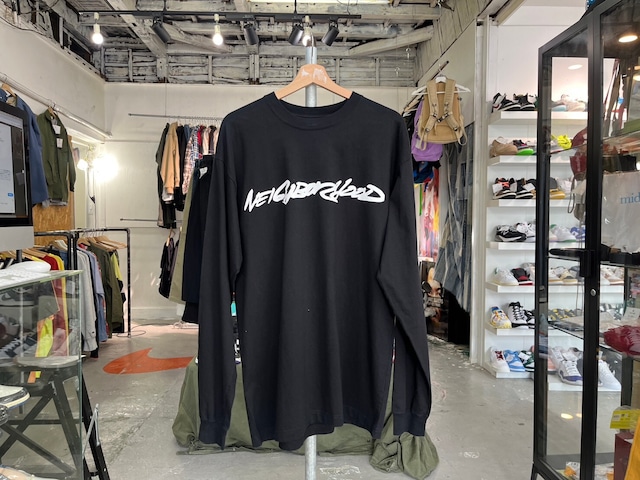 NEIGHBORHOOD × FUTURA FL/C CREW LS TEE BLACK XL 212PCFTN-CSM01