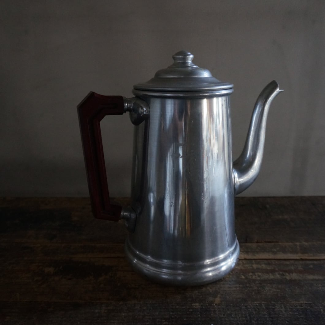 古いフランスのアルミポット | Konishi Koffee web shop